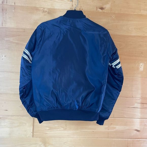 Vintage Dallas Cowboys Starter Jacket NFL Football Texas Embroidered Bomber Jack - Picture 6 of 14